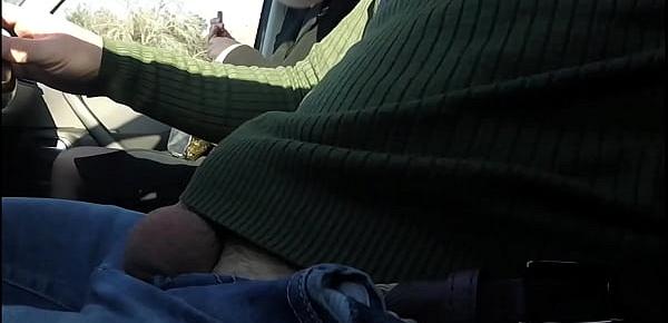  Dick flash - Teacher caught me masturbating in the car while driving to school and helps me cum - MissCreamy